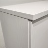 Meuble Naxos Blanc 84x37 : 2 Portes et 2 Tiroirs