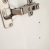 Meuble Naxos Blanc 84x37 : 2 Portes et 2 Tiroirs
