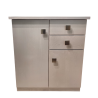 Meuble Naxos Nacre 84x37 : 2 Portes et 2 Tiroirs