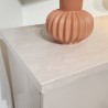 Meuble Naxos Nacre 84x37 : 2 Portes et 2 Tiroirs