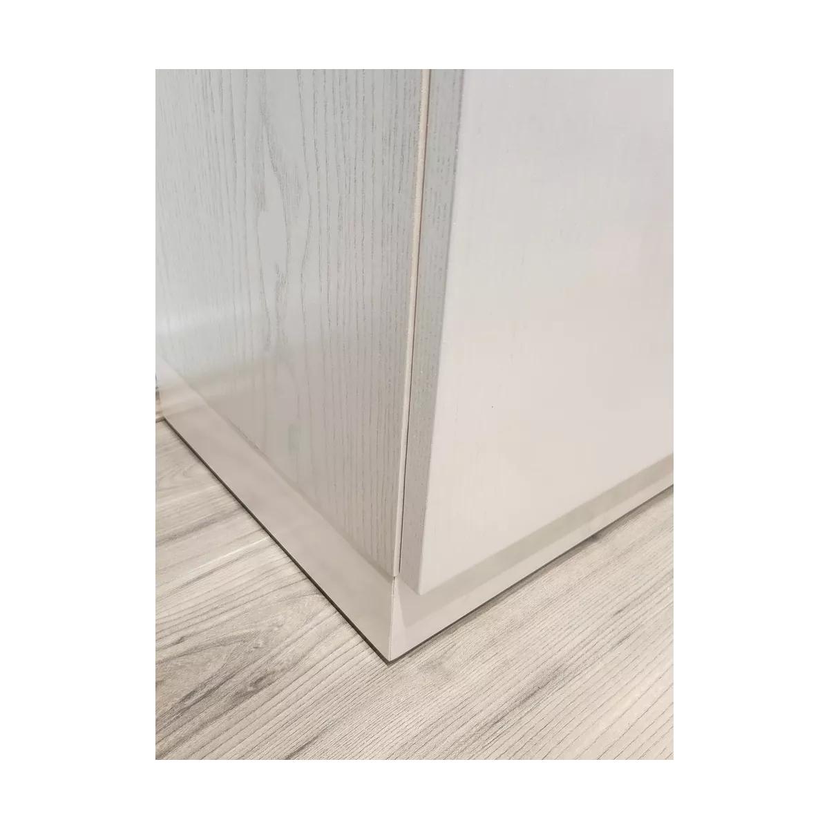 Meuble Naxos Nacre 84x37 : 2 Portes et 2 Tiroirs