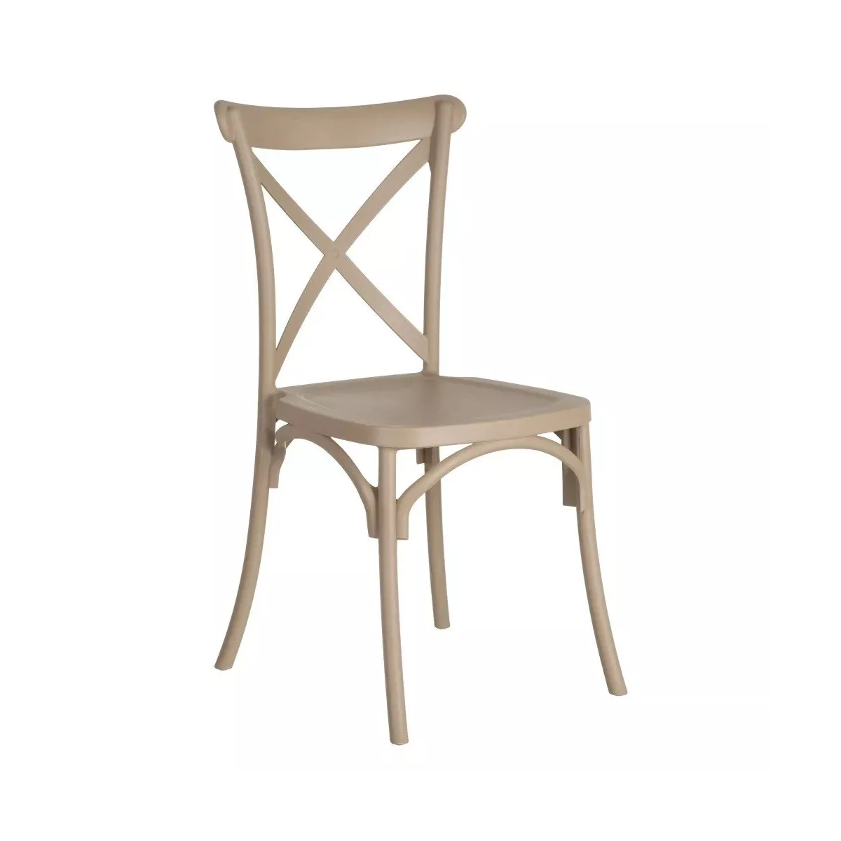 Chaise  Bistrot Croisée Beige