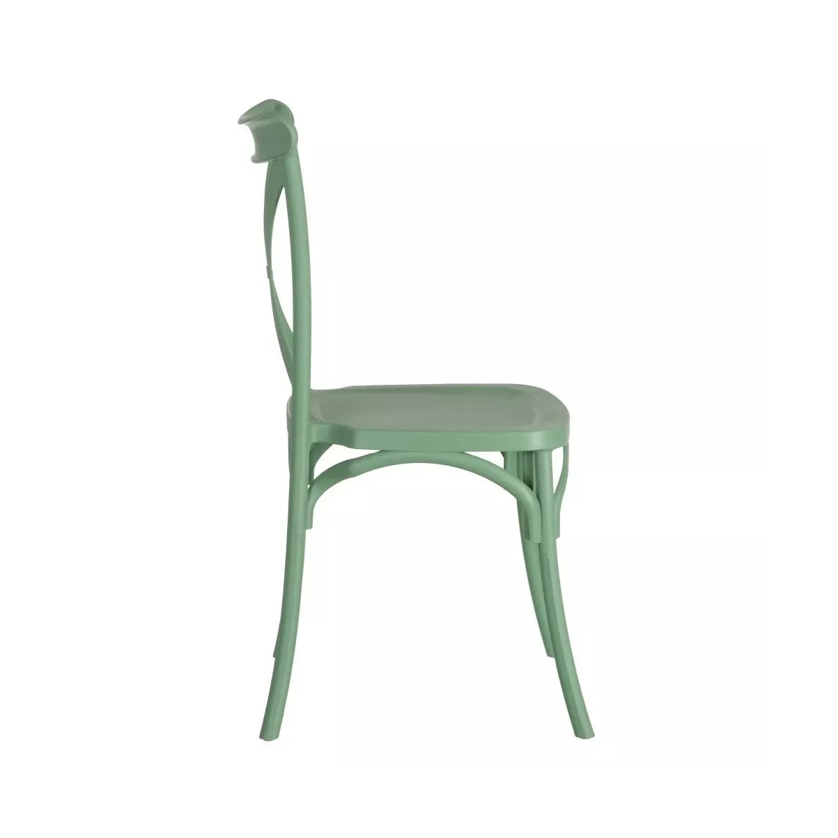 Chaise  Bistrot Croisée Vert Menthe