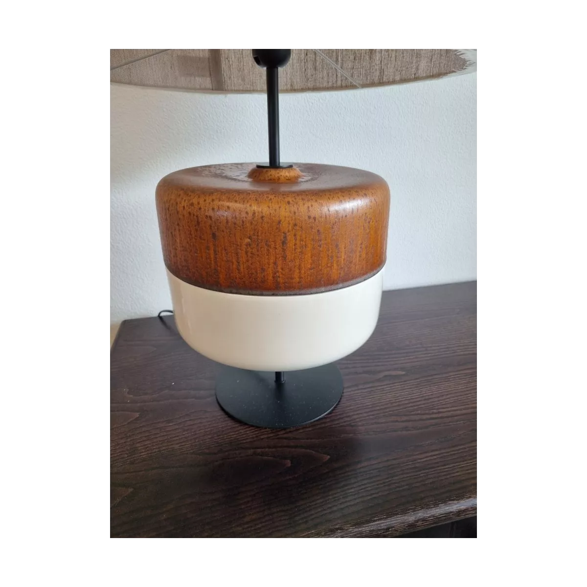 Lampe Louzieh h.89cm Ambre