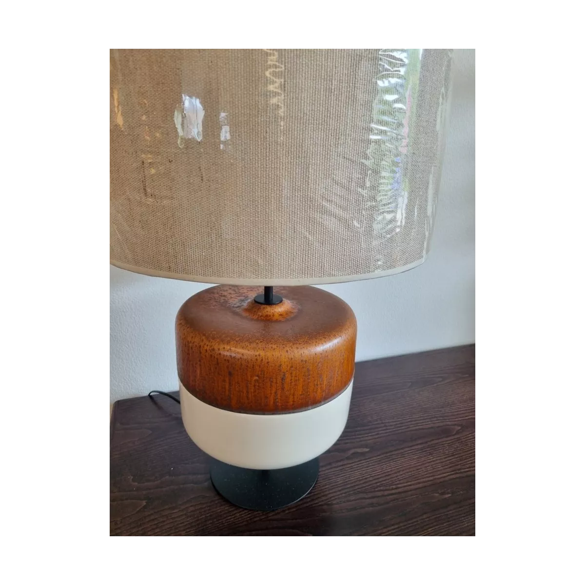 Lampe Louzieh h.89cm Ambre