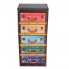 Meuble Valise 5 Tiroirs