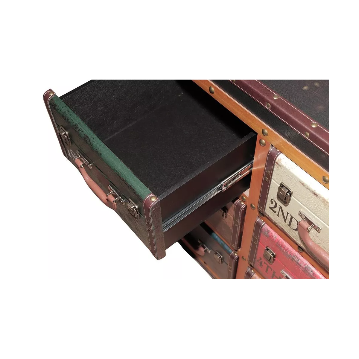 Meuble Valise 6 Tiroirs