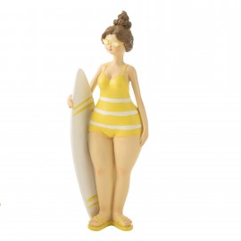 Figurine Daniela Jaune et blanc