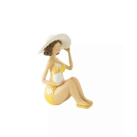 Figurine Daniela Jaune et blanc