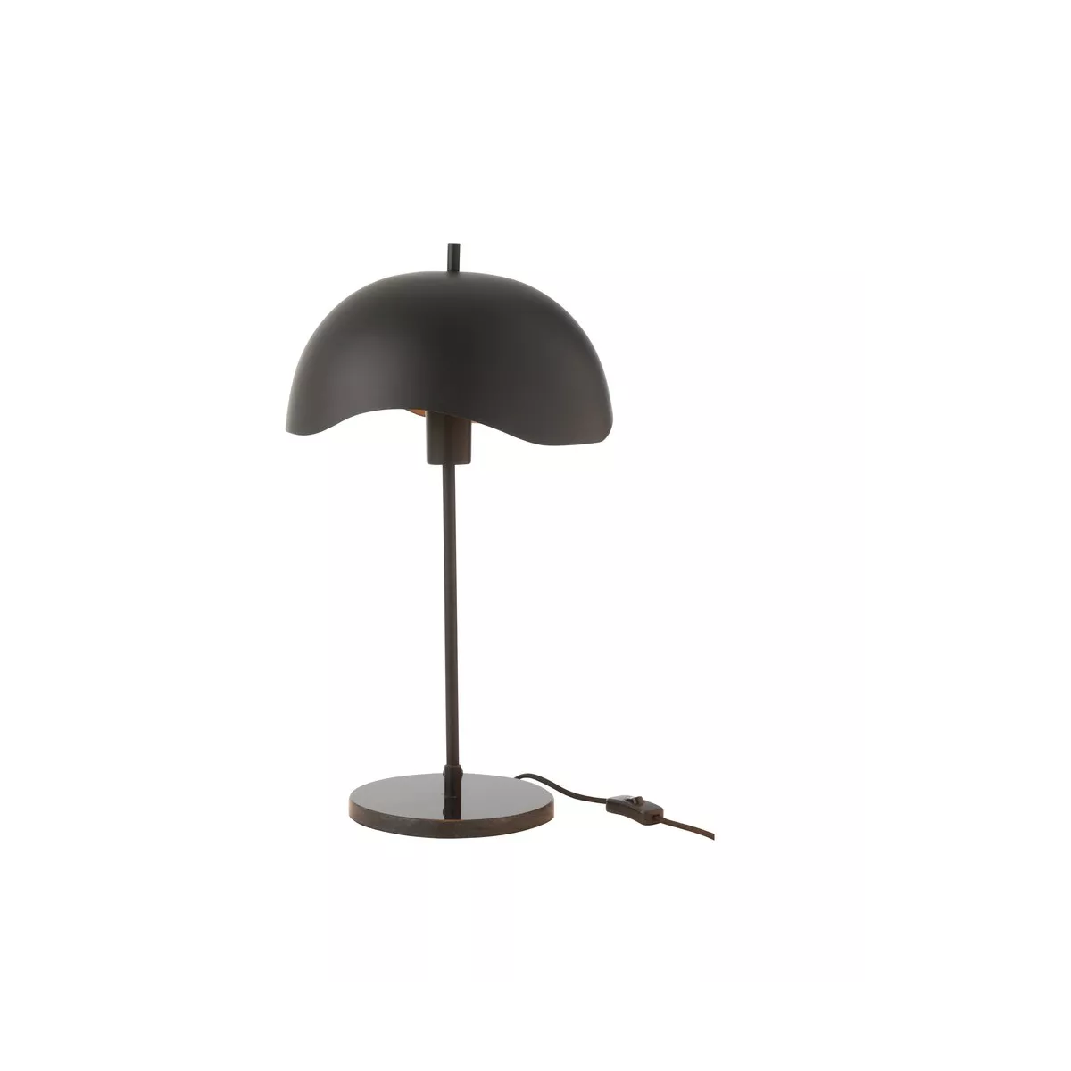 Lampe Métal/Marbre Noir