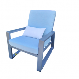 Fauteuil Lagos Bleu