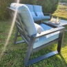 Fauteuil Lagos Bleu