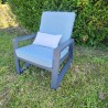 Fauteuil Lagos Bleu