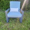 Fauteuil Lagos Bleu
