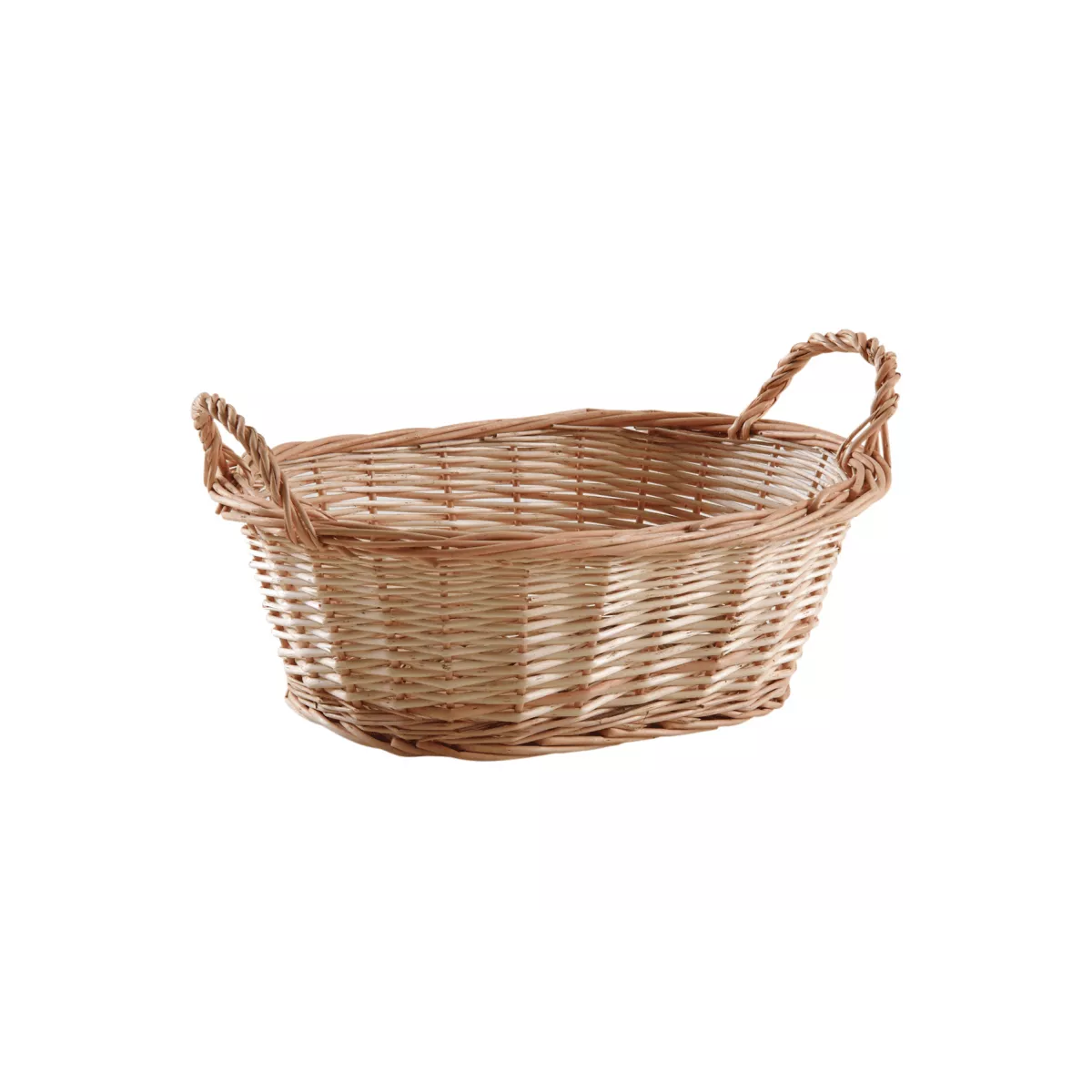 Corbeille Ovale Eclisse Blanche 32x22
