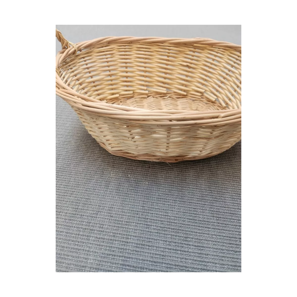 Corbeille Ovale Eclisse Blanche 32x22
