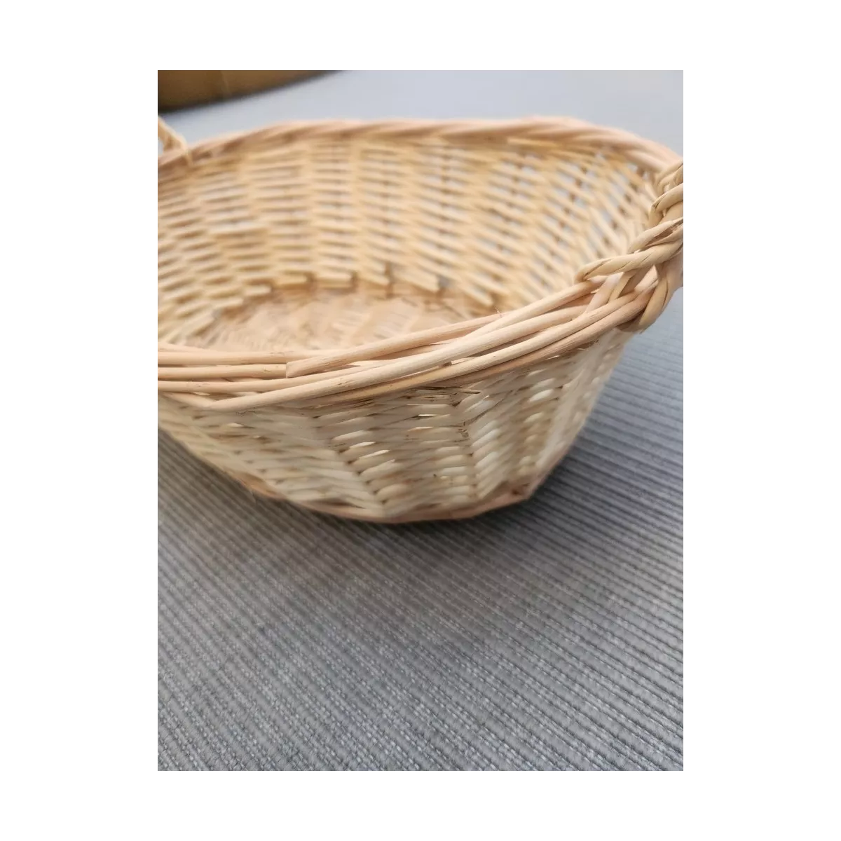 Corbeille Ovale Eclisse Blanche 32x22