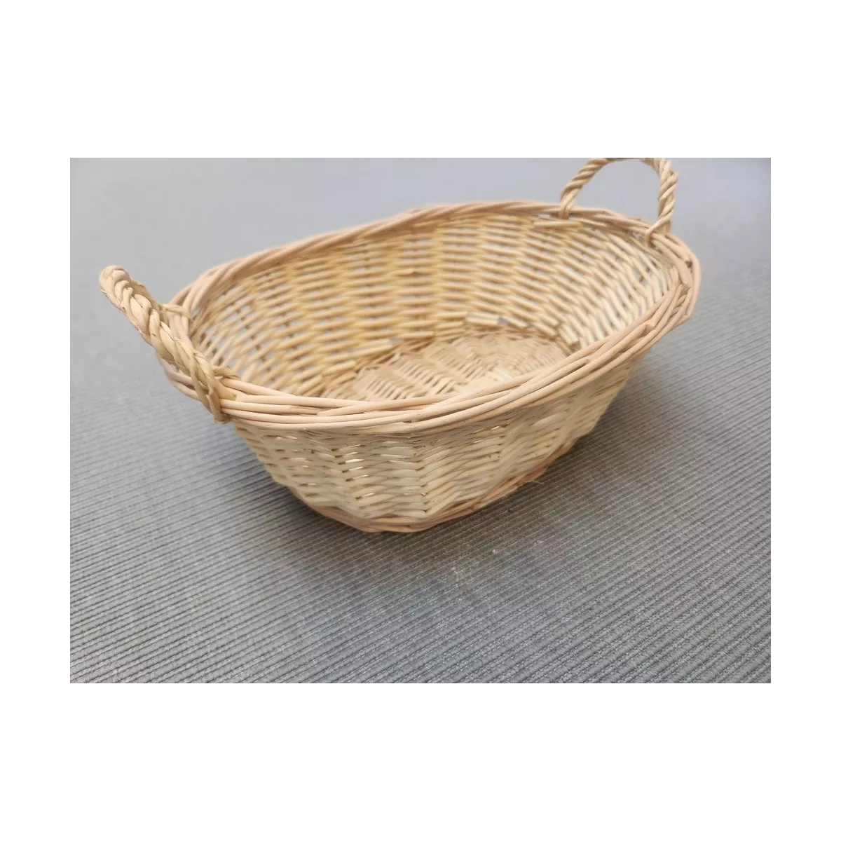 Corbeille Ovale Eclisse Blanche 32x22