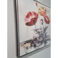 Tableau Coquelicots B 60 x 60 cm