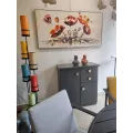 Tableau Coquelicots 140 x 70 cm