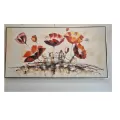 Tableau Coquelicots 140 x 70 cm