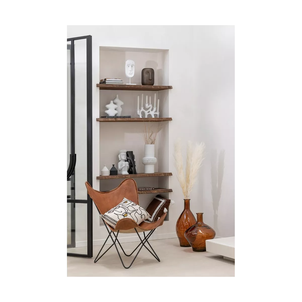 Fauteuil Cuir et Métal