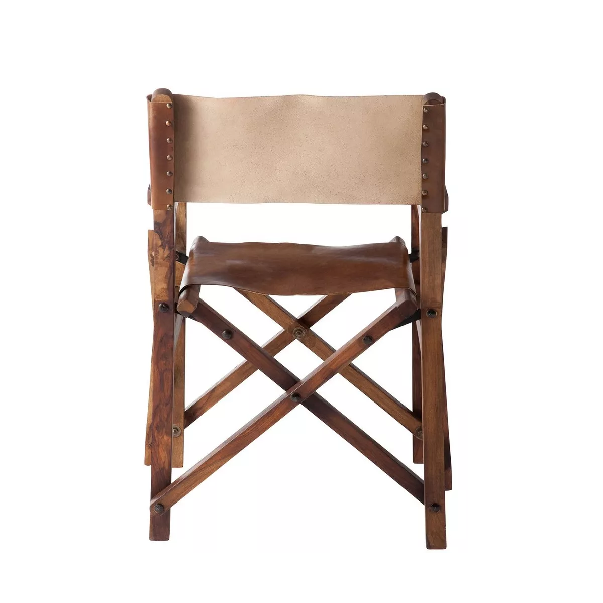 Fauteuil Cinéma Pliable Bois et Cuir