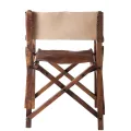 Fauteuil Cinéma Pliable Bois et Cuir