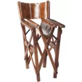Fauteuil Cinéma Pliable Bois et Cuir