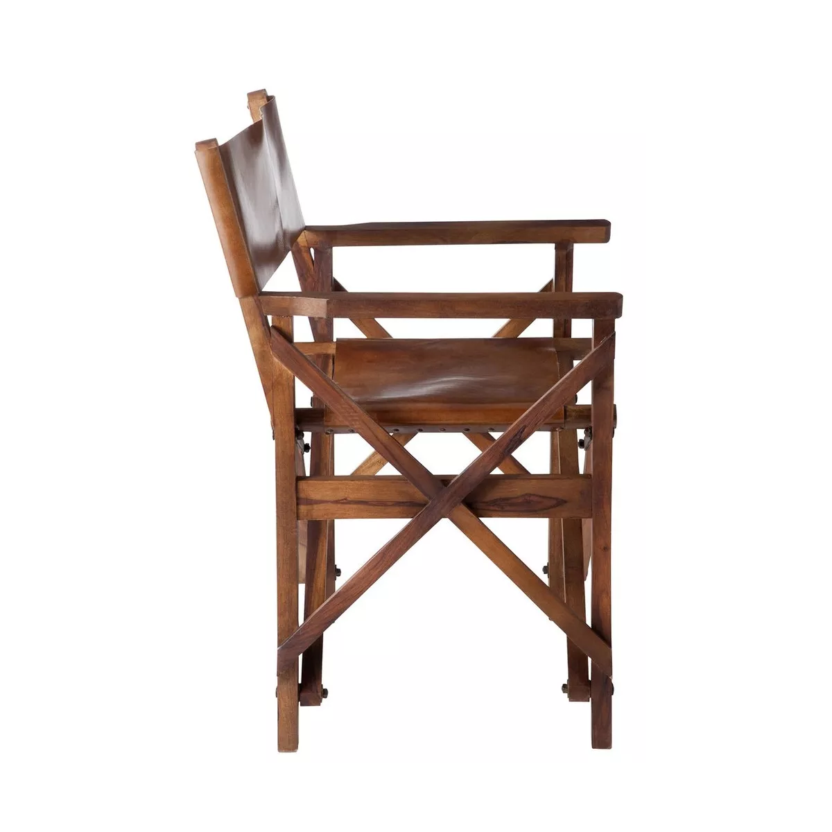 Fauteuil Cinéma Pliable Bois et Cuir