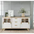 Bahut Sesame 192 cm Blanc