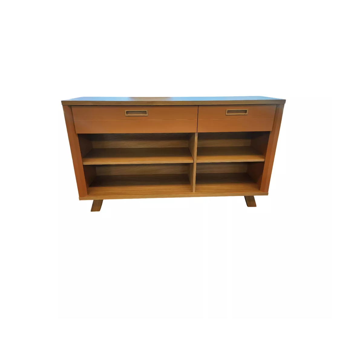 Bibliothèque basse Sesame 160 cm Terracotta