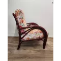 Fauteuil en rotin Denvers Prune