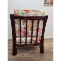 Fauteuil en rotin Denvers Prune