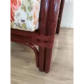 Fauteuil en rotin Denvers Prune