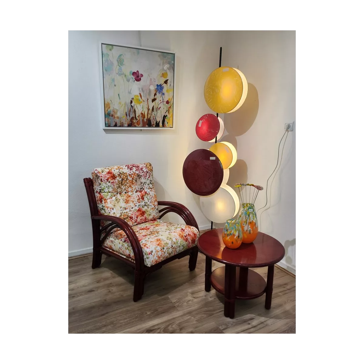 Table Basse Denvers Ronde Prune