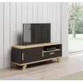 Meuble TV Sesame 150 cm Noir