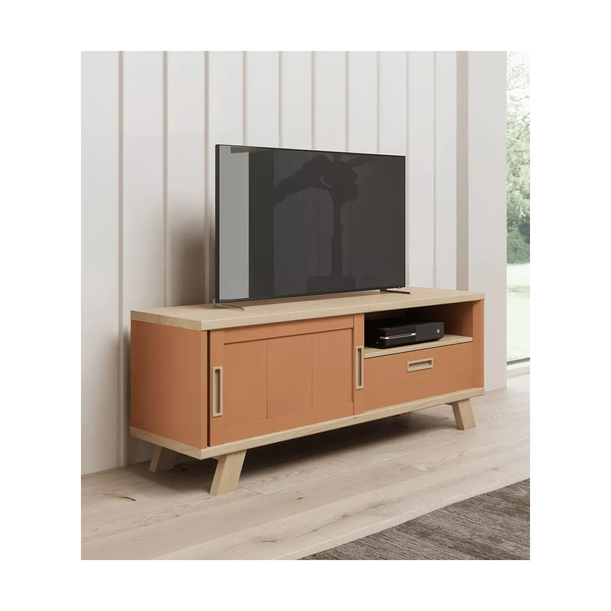 Meuble TV Sesame 150 cm Terracotta