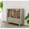 Vitrine Sesame 160 cm Taupe