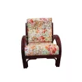 Fauteuil en rotin Denvers Prune