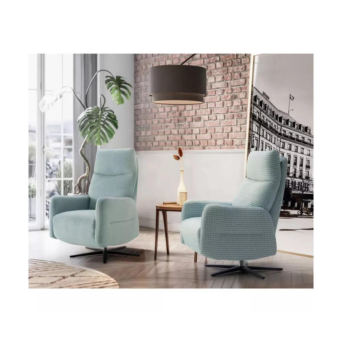 Fauteuil Mercury Releveur Bleu