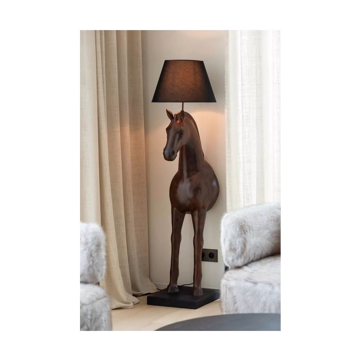 Lampadaire Cheval h153