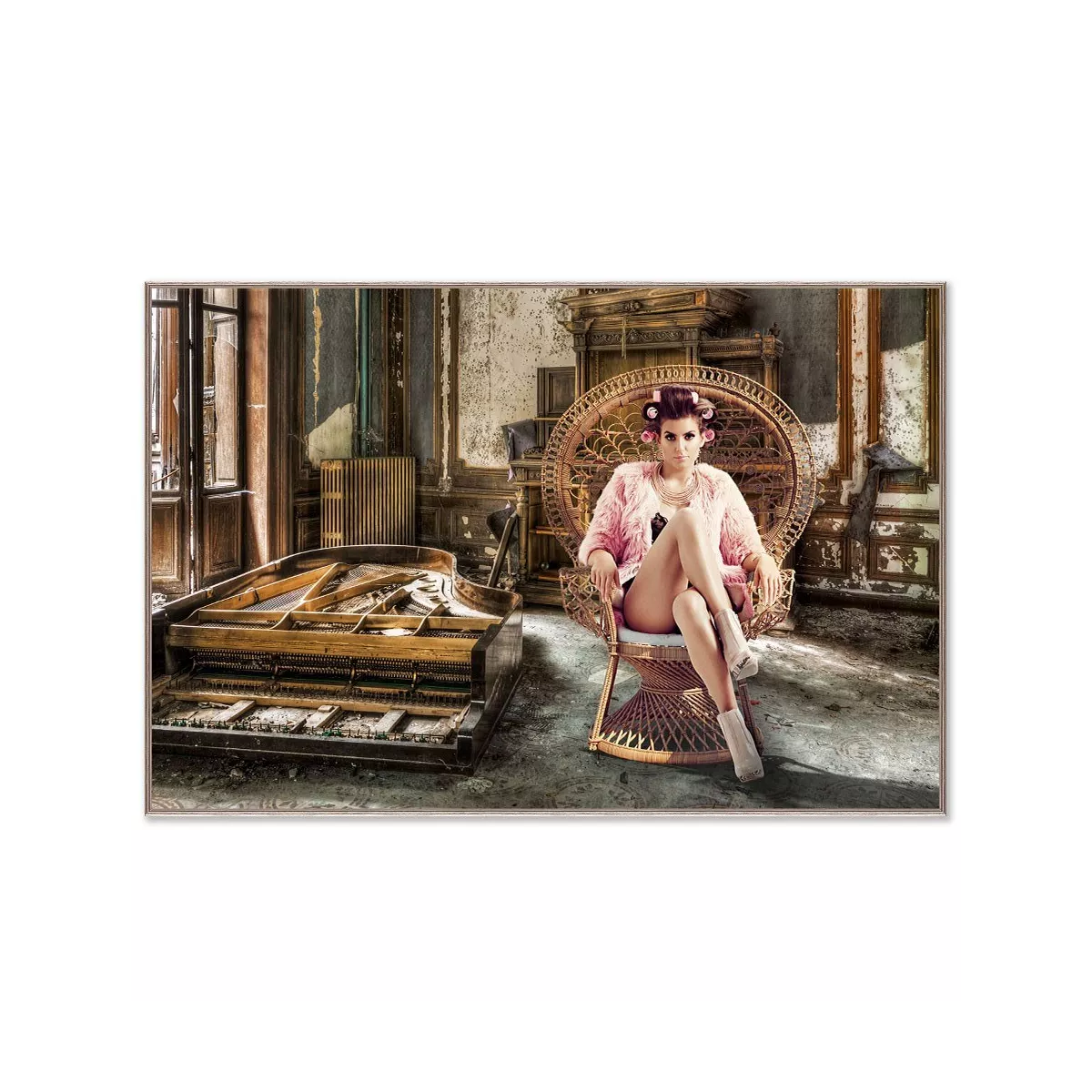 Tableau Femme Emmanuelle Strass 120x80