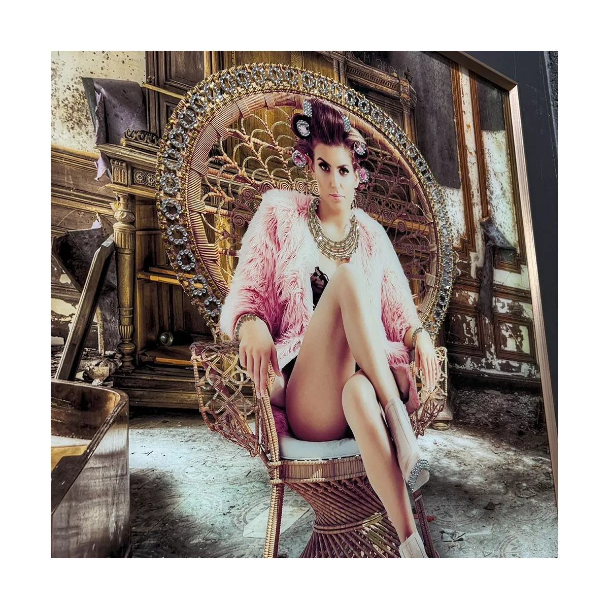 Tableau Femme Emmanuelle Strass 120x80