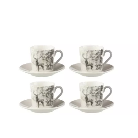 Série de 4 Tasses à Café Renne PM