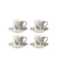 Série de 4 Tasses à Café Renne PM