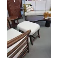 Pouf en Rotin Kos Nogal
