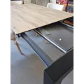 Table Tokio 140cm en Céramique Effet Bois