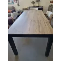 Table Tokio 140cm en Céramique Effet Bois