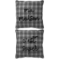 Lot de 2 Coussins Ma Maison C'est Super
